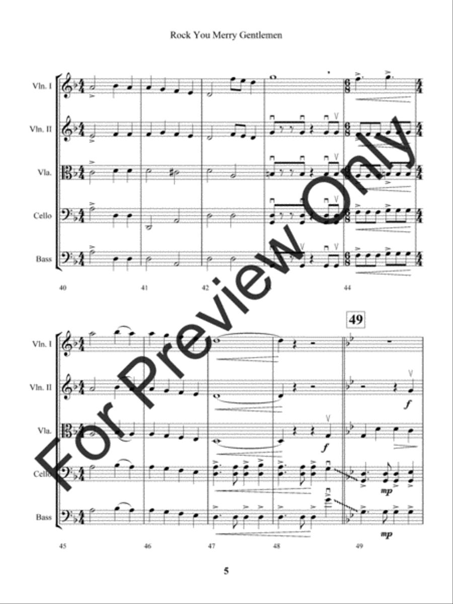 Sailing Kites Sailing Kites String Orchestra scores gallery preview page 8