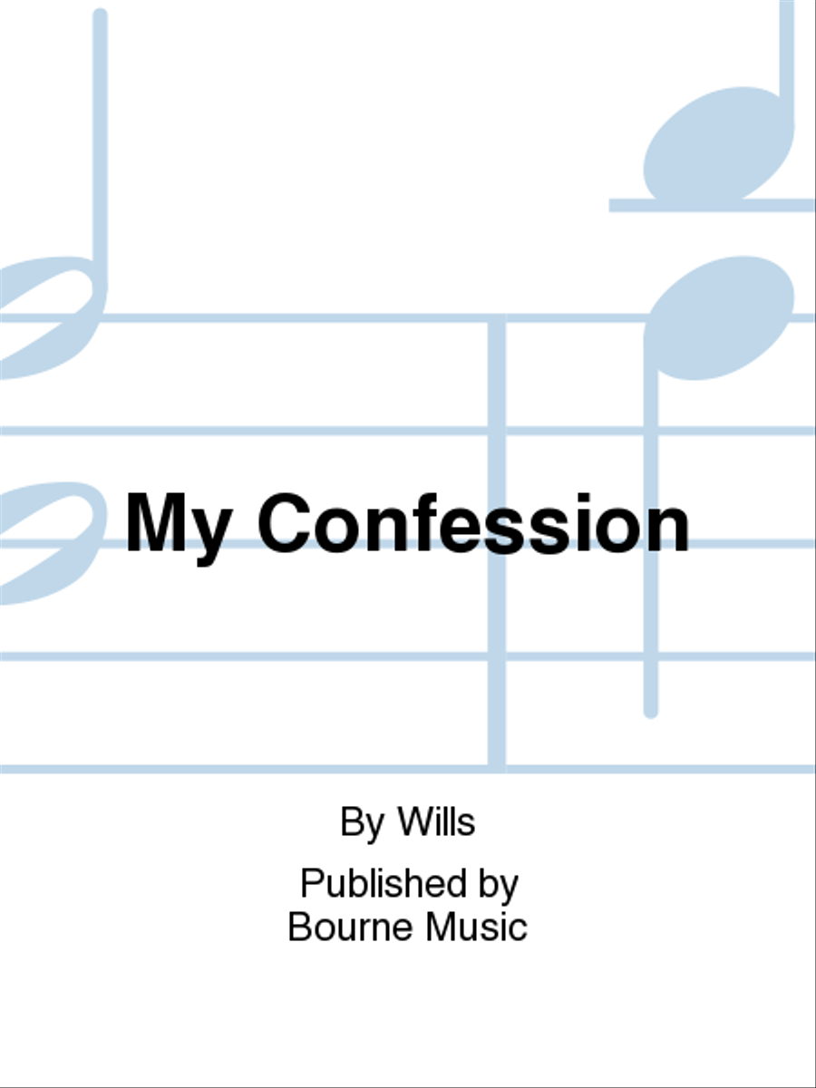 My Confession Voice Solo scores gallery preview page 1