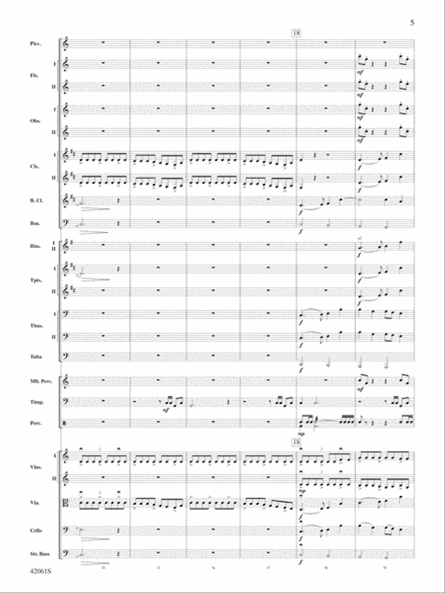South County Sketches: Score Full Orchestra scores gallery preview page 5