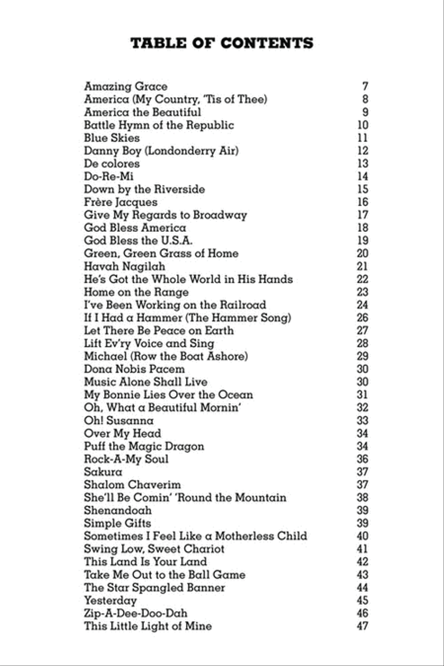 Get America Singing...Again!, Vol. 1 Choir scores gallery preview page 2