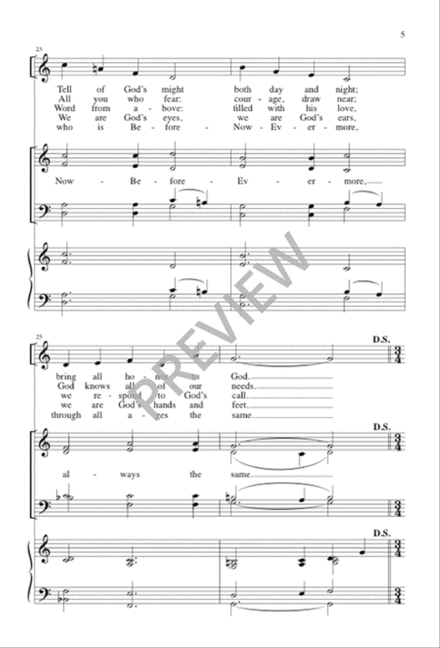 Come, Praise the Lord Come, Praise the Lord 4-Part scores gallery preview page 6
