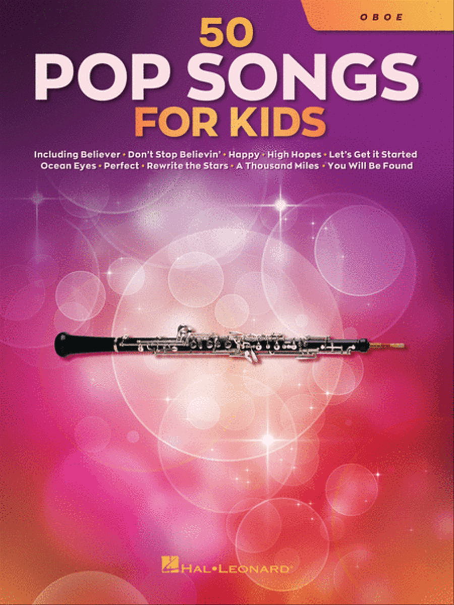 50 Pop Songs for Kids Oboe Solo scores gallery preview page 1