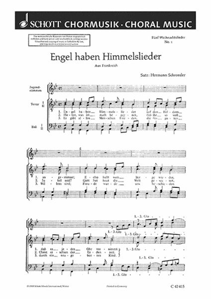 Schroeder H Engel Haben Himmelslieder (ep)