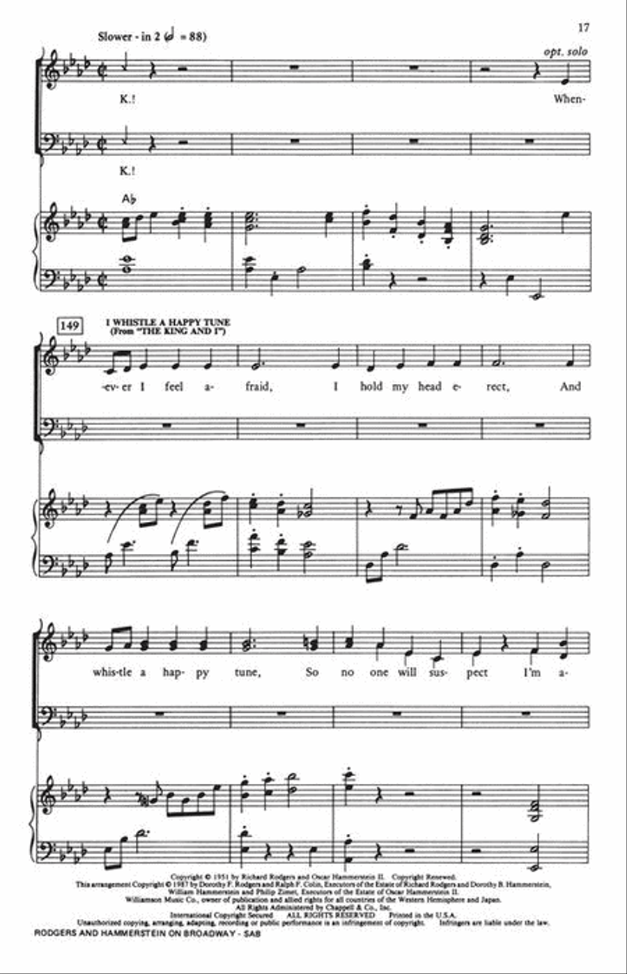 Rodgers and Hammerstein on Broadway (Medley) 3-Part scores gallery preview page 6