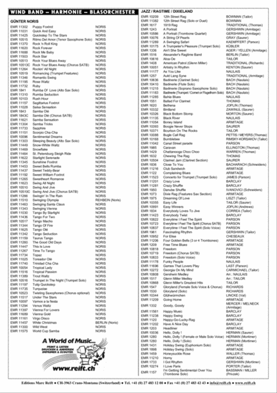Easy Winners Easy Winners Concert Band scores gallery preview page 10