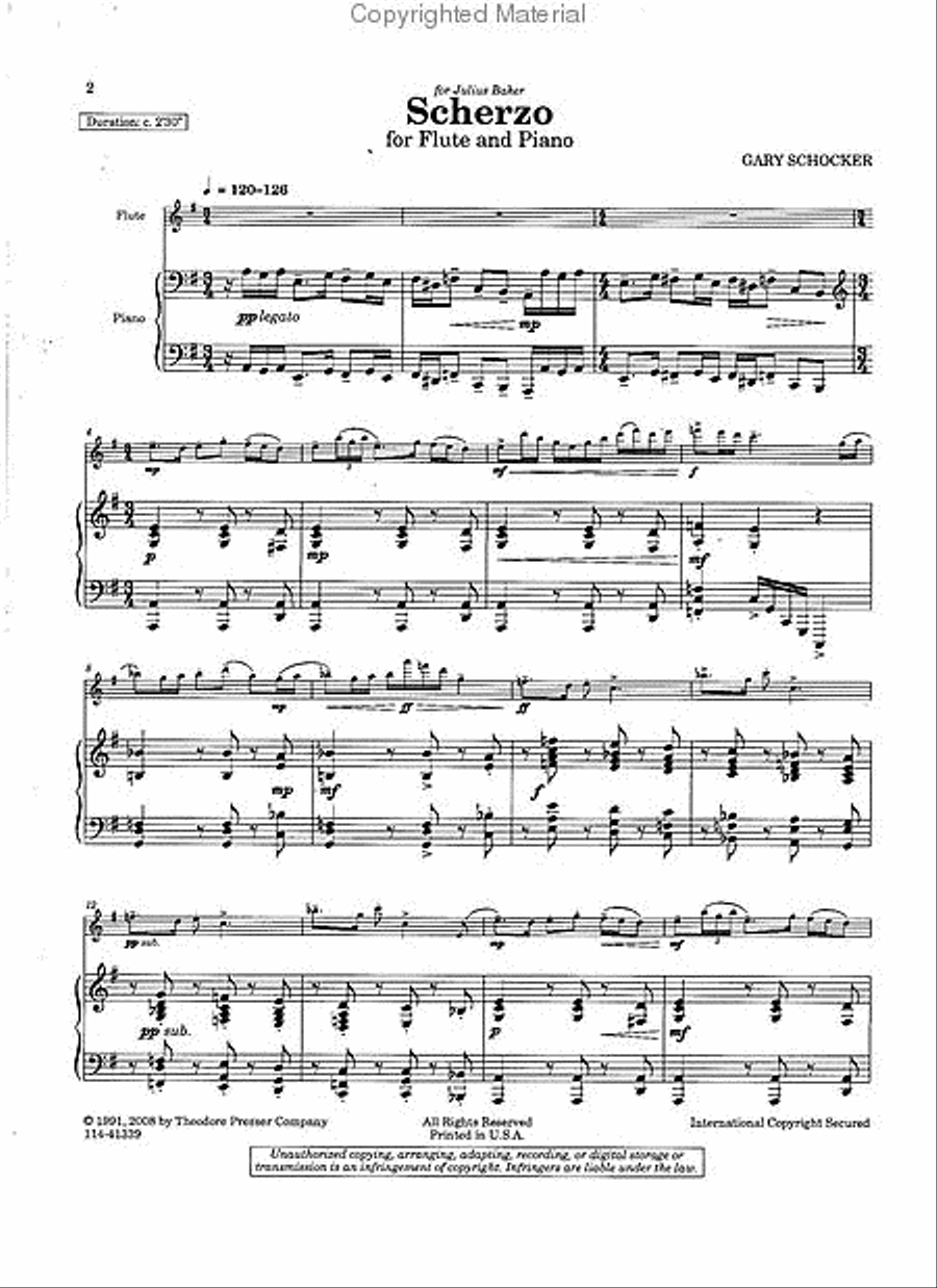 Scherzo Chamber Music scores gallery preview page 2