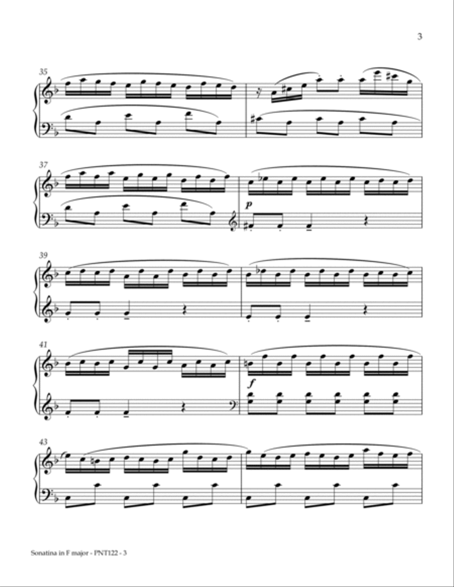 Sonatina Opus 36, Number 4 Piano Method scores gallery preview page 3