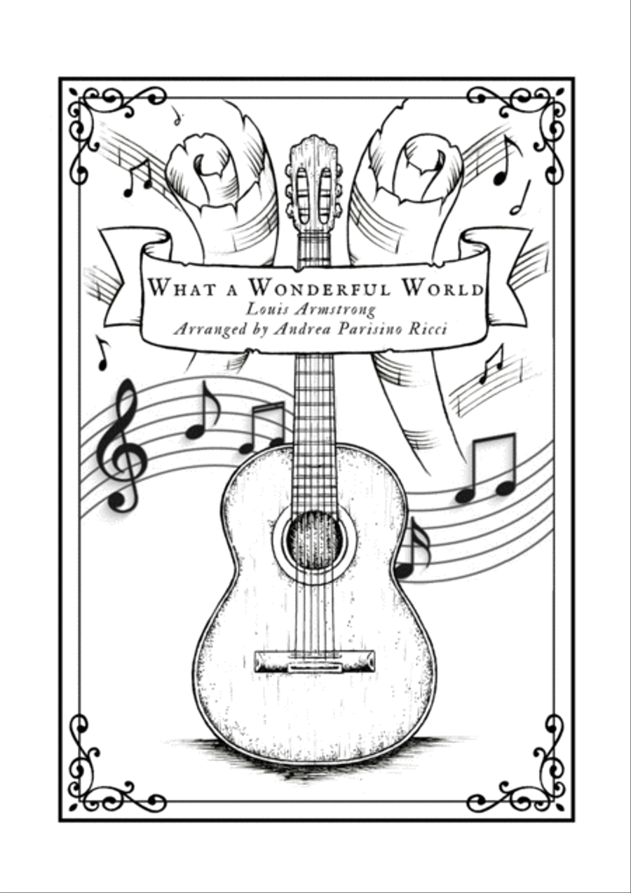 What A Wonderful World What A Wonderful World Electric Guitar scores gallery preview page 1