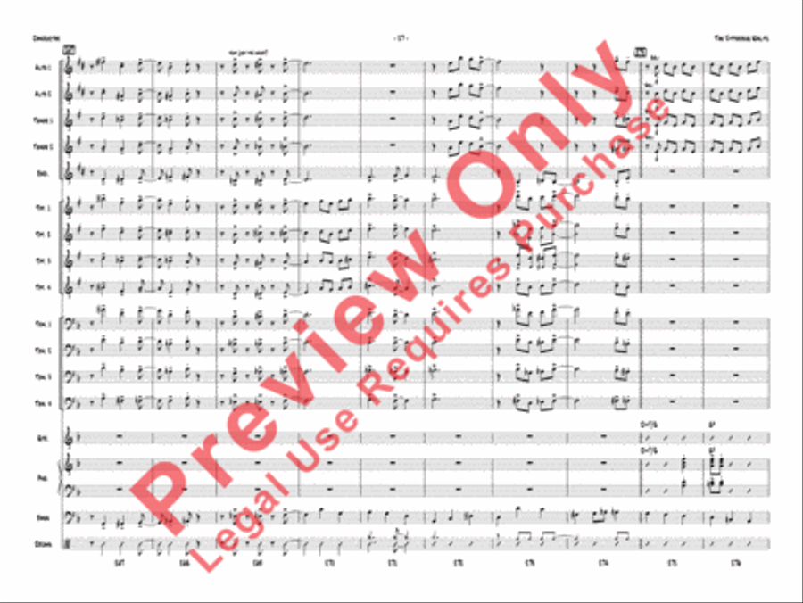 The Jitterbug Waltz Jazz Ensemble scores gallery preview page 30