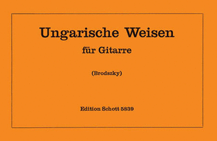 Book cover for Ungarische Weisen Guitar