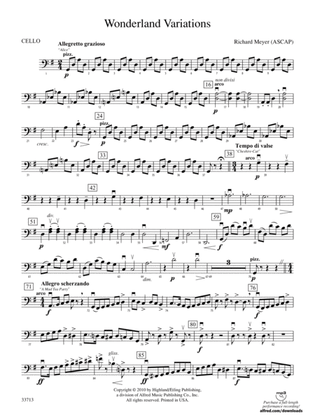 Wonderland Variations: Cello