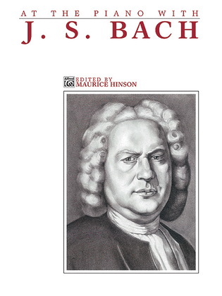 Book cover for At the Piano with J. S. Bach