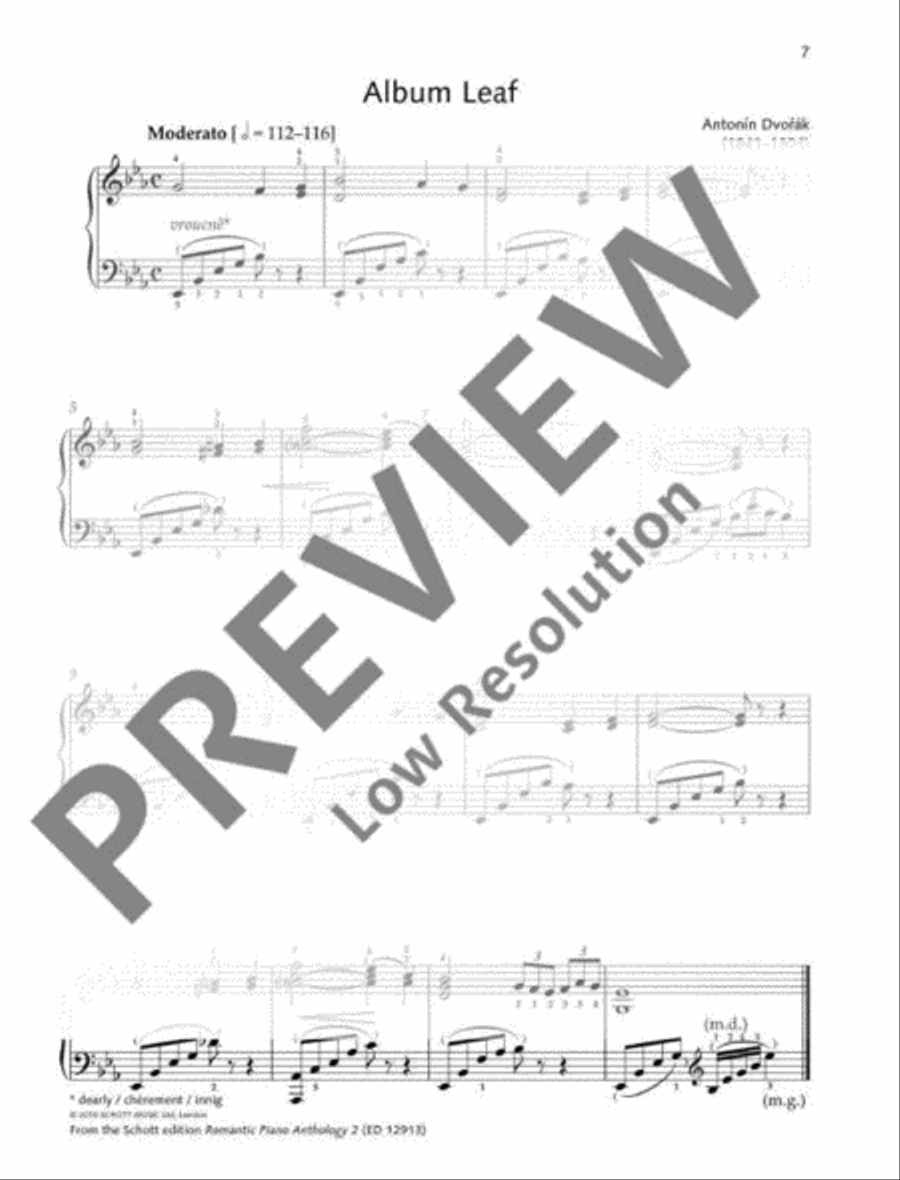 Relax with Romantic Piano Piano Solo scores gallery preview page 7