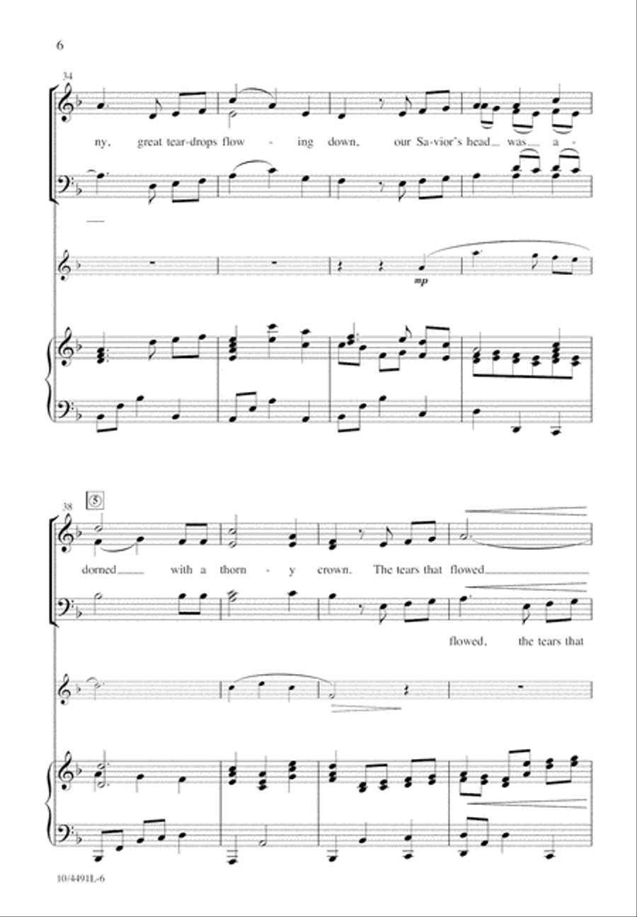 When Jesus Wept 4-Part scores gallery preview page 7