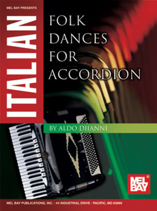 Book cover for Italian Folk Dances for Accordion