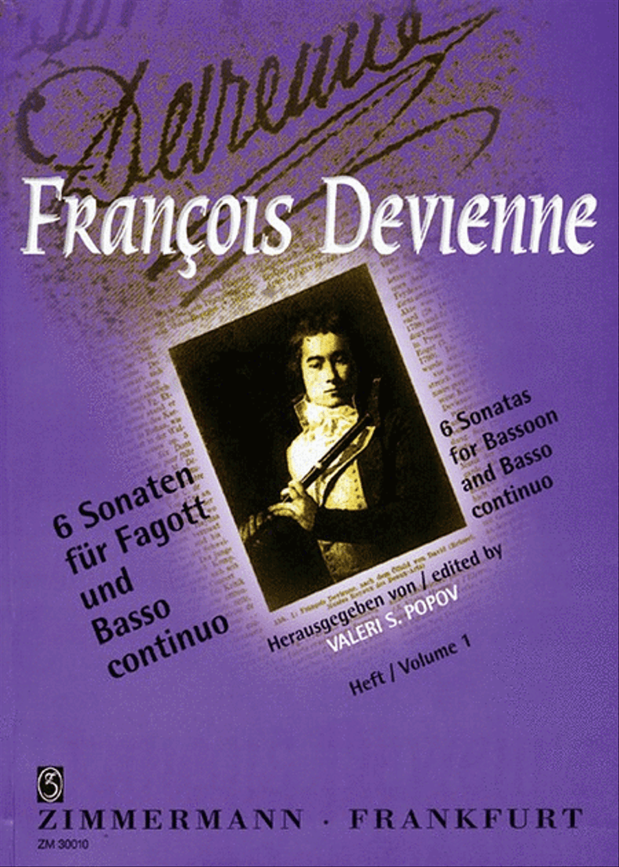 6 Sonatas Heft 1 6 Sonatas Heft 1 Bassoon scores gallery preview page 1