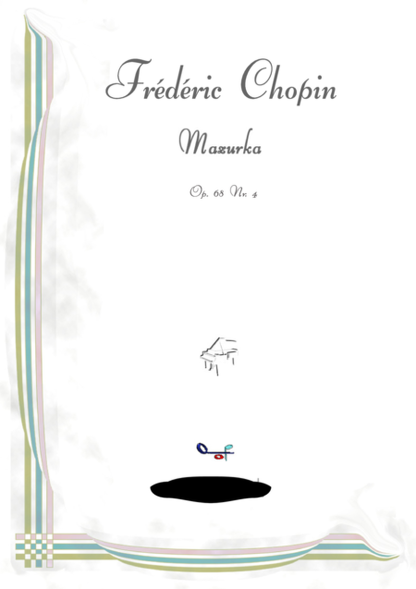 Mazurka in F minor, Op. 68 no. 4 for Piano