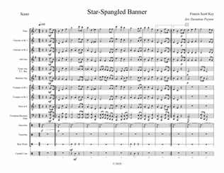 The Star-Spangled Banner for Marching Band