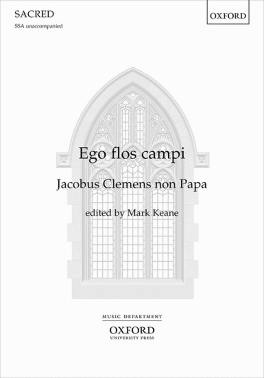 Ego flos campi SSA scores gallery preview page 1
