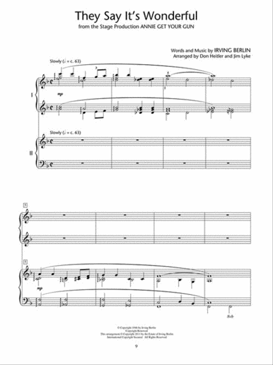 NFMC 2024-2028 Selection Three Favorite Songs Arranged for 2 Pianos, 4 Hands Piano Method scores gallery preview page 4