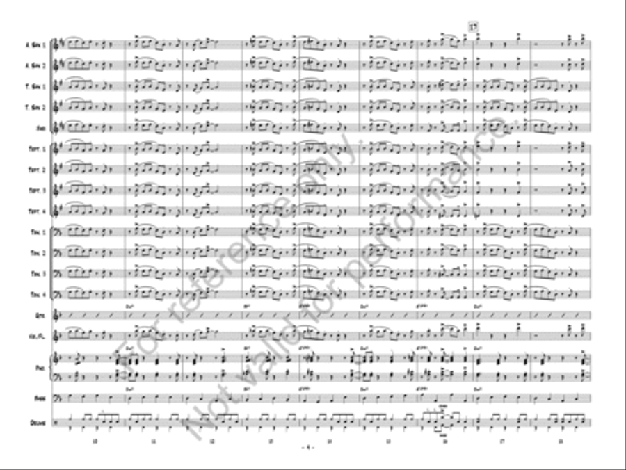 Two-Lip Blues Jazz Ensemble scores gallery preview page 5