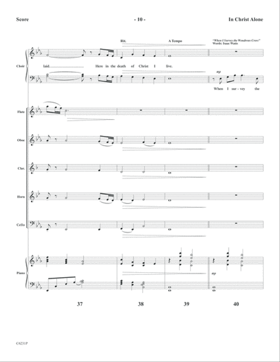 In Christ Alone with Cornerstone Choir scores gallery preview page 12
