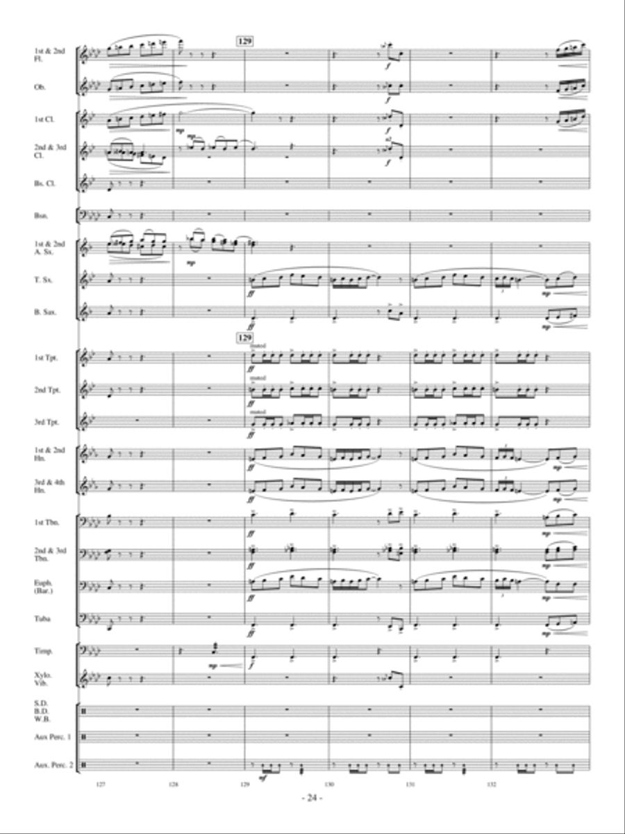 Costa del Sol Costa del Sol Concert Band scores gallery preview page 23