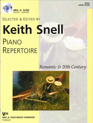 Book cover for Piano Repertoire: Romantic & 20th Century, Level 4