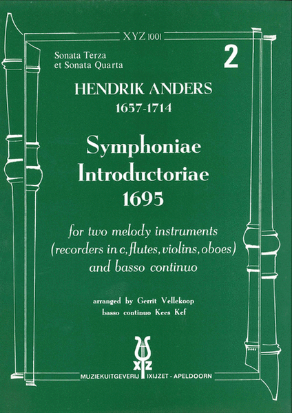 Symphoniae Introductoriae 1695 - Vol. 2