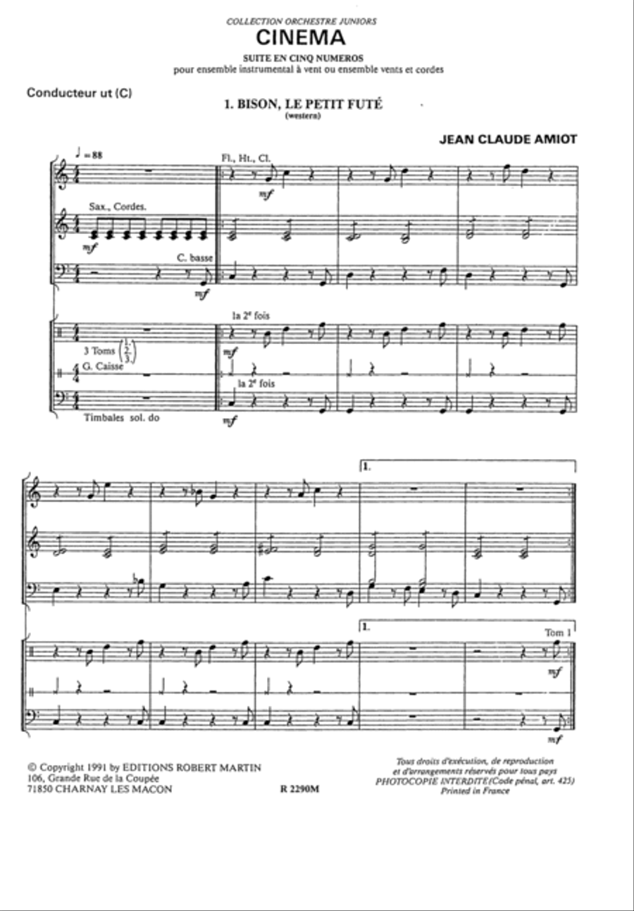 Cinéma Orchestra scores gallery preview page 2