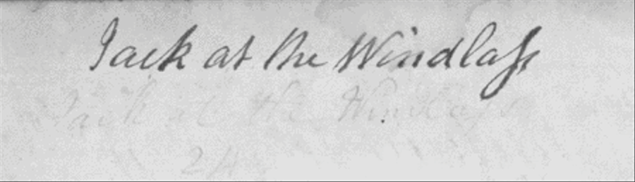 Jack at the Windlass Flute scores gallery preview page 1