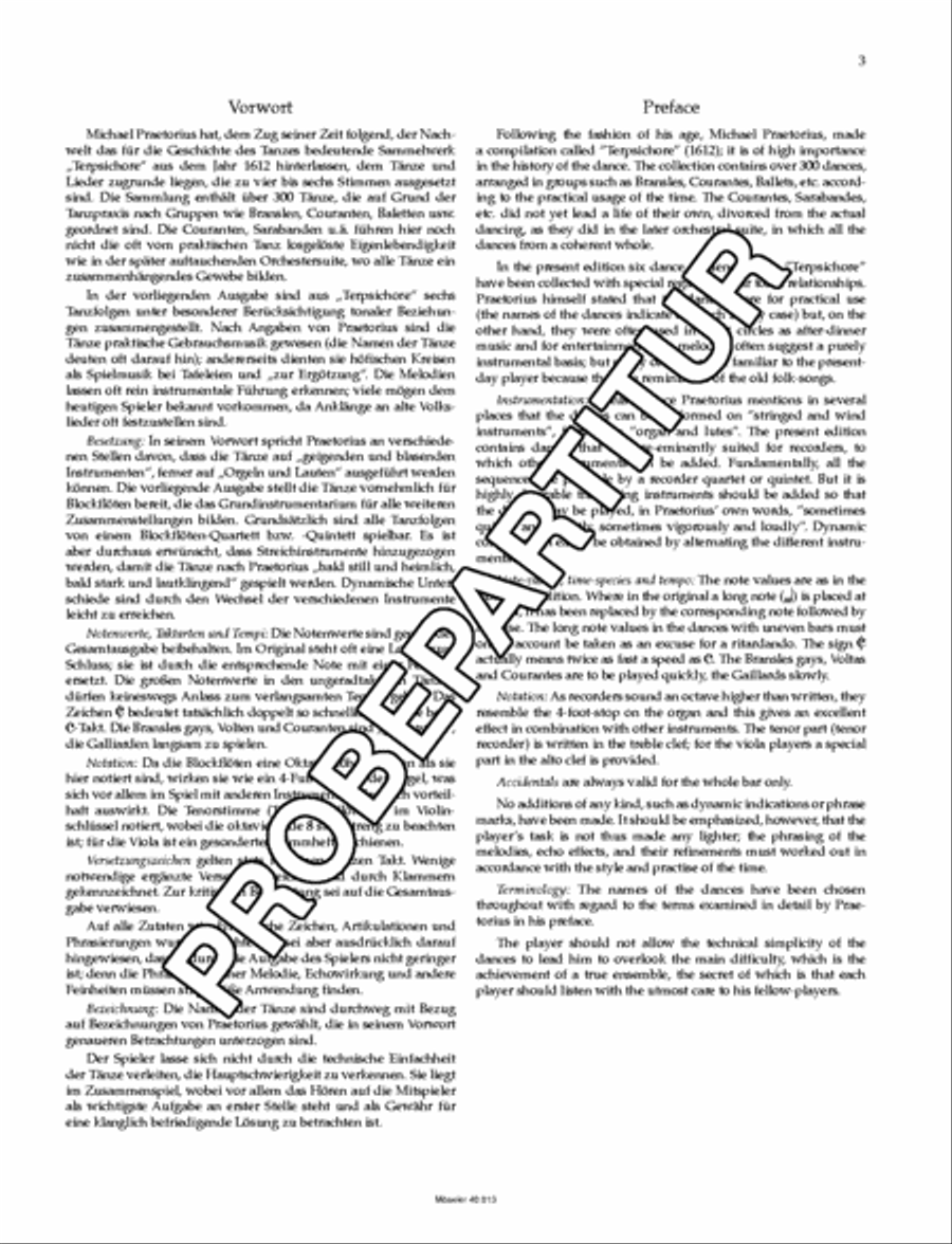 Sechs Tanzfogen Band 1 4-Part scores gallery preview page 4