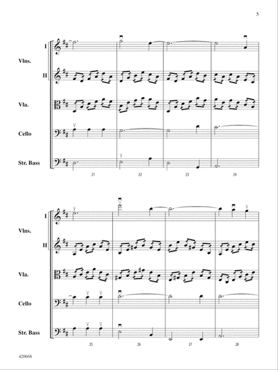 To Guard and Guide: Score String Orchestra scores gallery preview page 5
