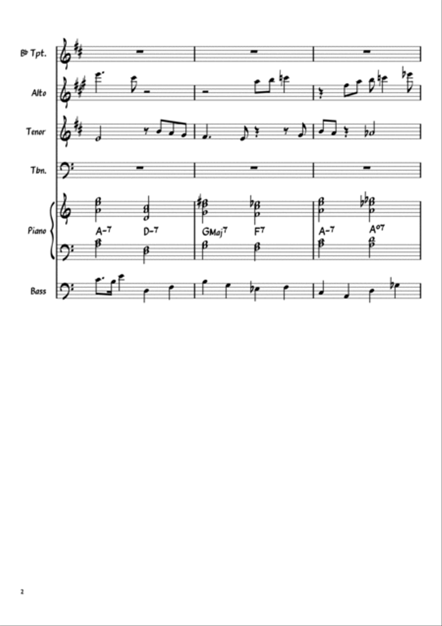 Snazzy Jazz - Score and Parts Jazz Ensemble scores gallery preview page 2