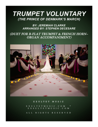 Book cover for Trumpet Voluntary (Duet for Bb-Trumpet and French Horn - Organ Accompaniment)