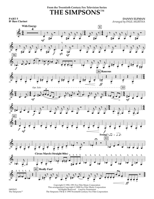 The Simpsons - Pt.5 - Bb Bass Clarinet