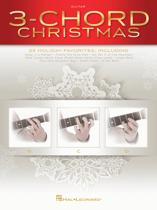 Book cover for 3-Chord Christmas (G-C-D)