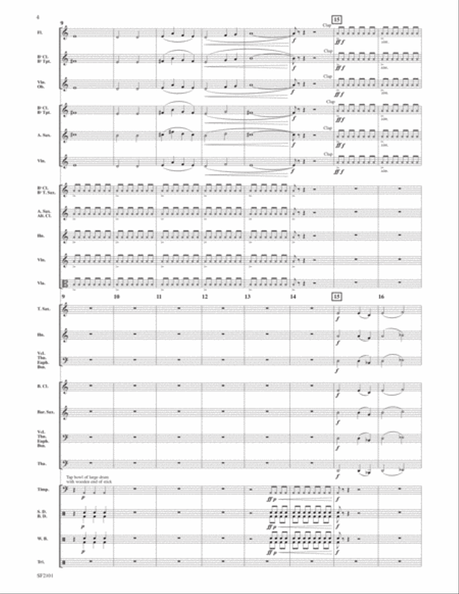Canto - Full Score Concert Band scores gallery preview page 2