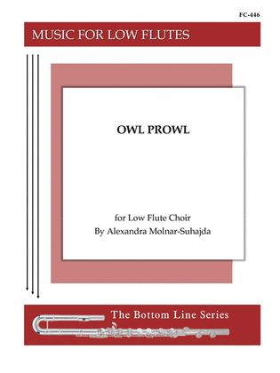 Owl Prowl for Low Flute Choir