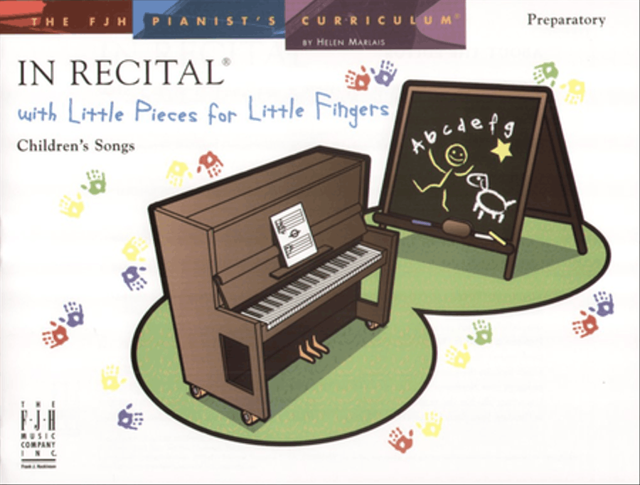 In Recital! with Little Pieces for Little Fingers, Children's Songs (NFMC) Piano Method scores gallery preview page 1