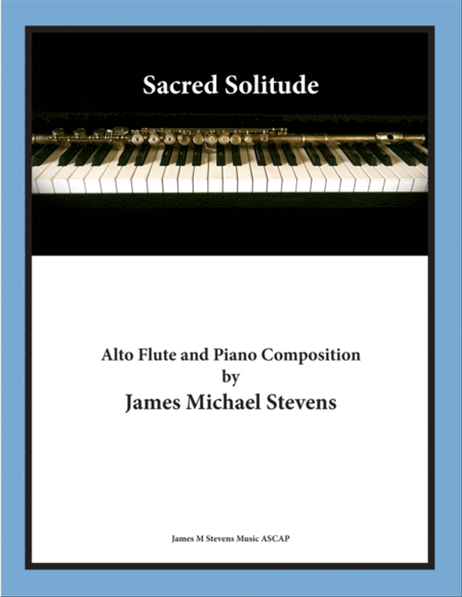 Sacred Solitude - Alto Flute & Piano Flute Solo scores gallery preview page 1