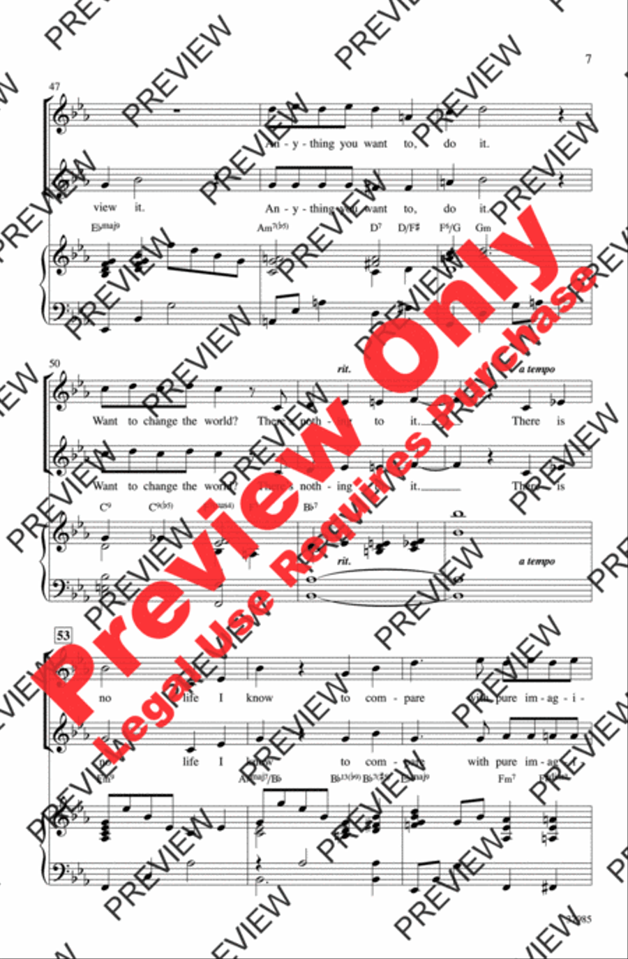 Pure Imagination Pure Imagination 2-Part scores gallery preview page 7