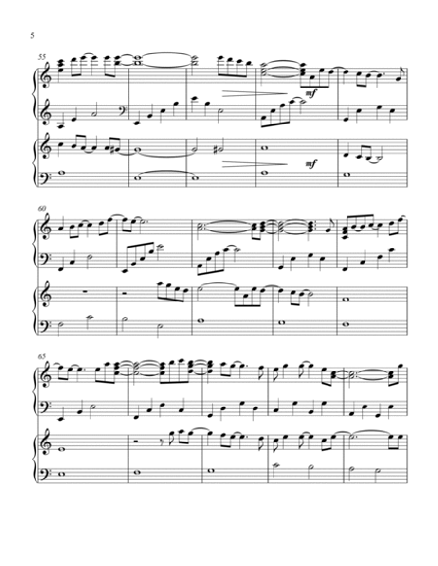 Mary, Did You Know? Harp scores gallery preview page 6