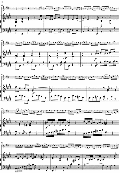 Concerto for Violin and Orchestra in E Major BWV 1042