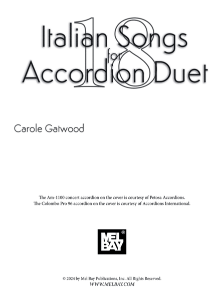 18 Italian Songs for Accordion Duet