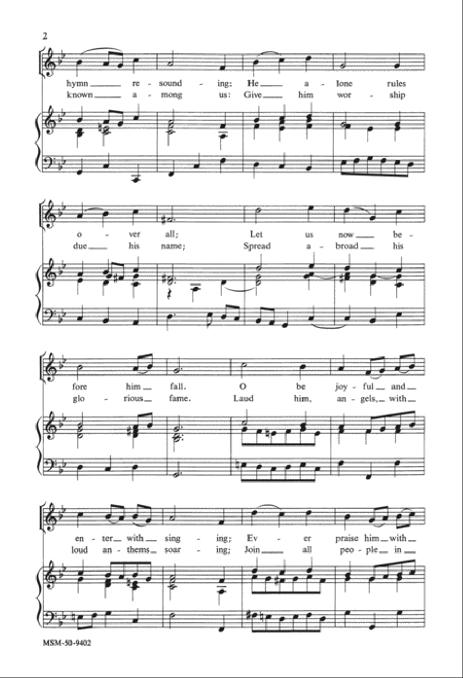 Come with Hearts and Voices Sounding 2-Part scores gallery preview page 3