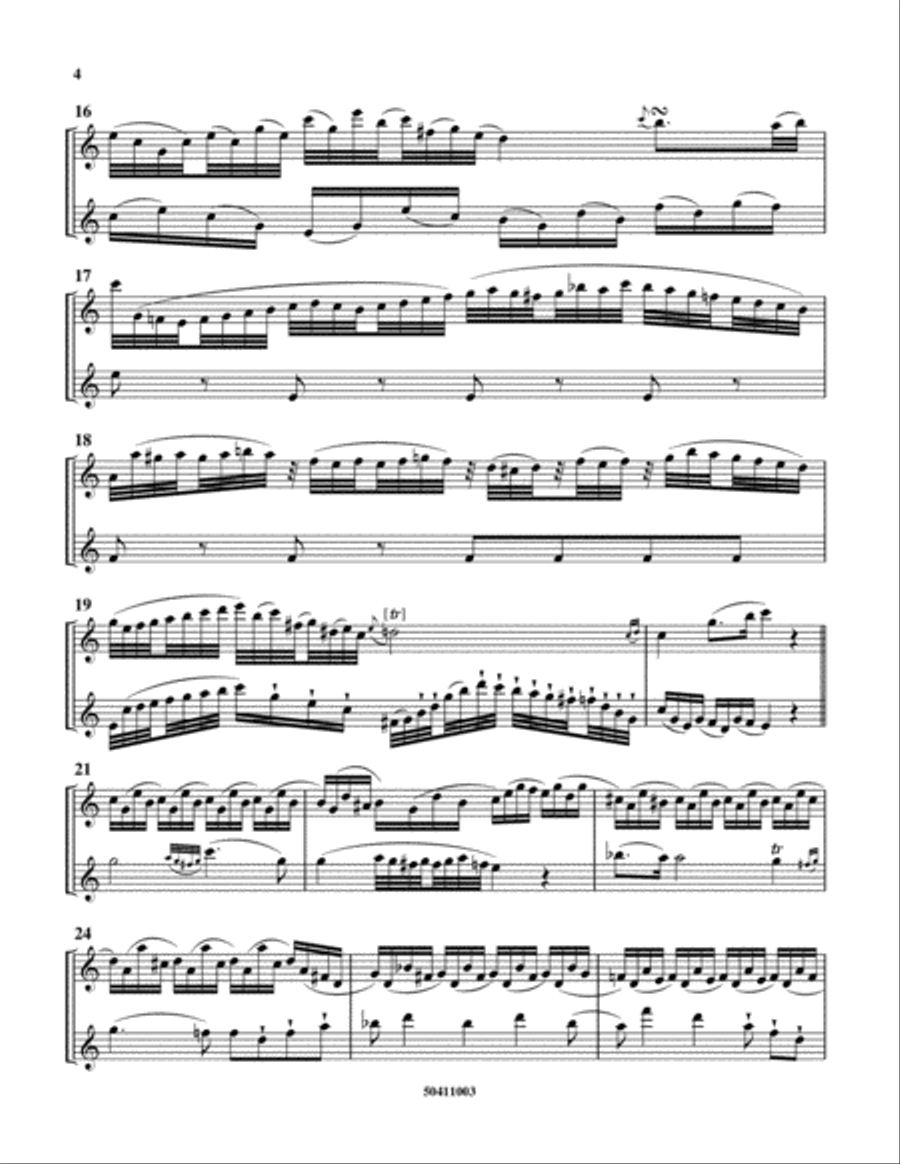 Duo Concertant, Op. 81, No. 3 Flute Duet scores gallery preview page 2