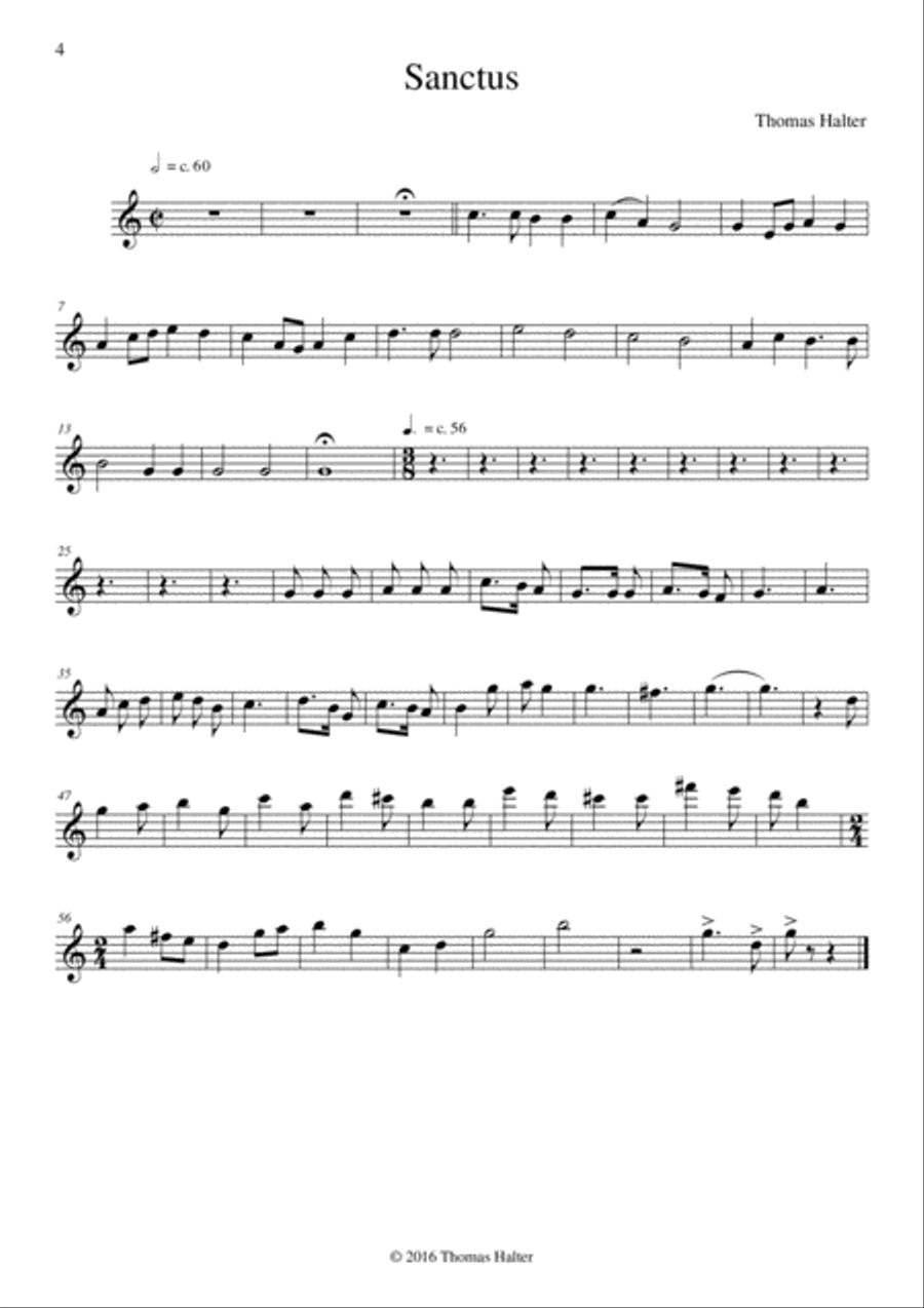 Missa in honorem Sancti Martini Small Ensemble scores gallery preview page 6