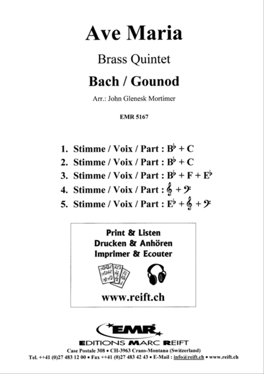 Ave Maria Brass Ensemble scores gallery preview page 2