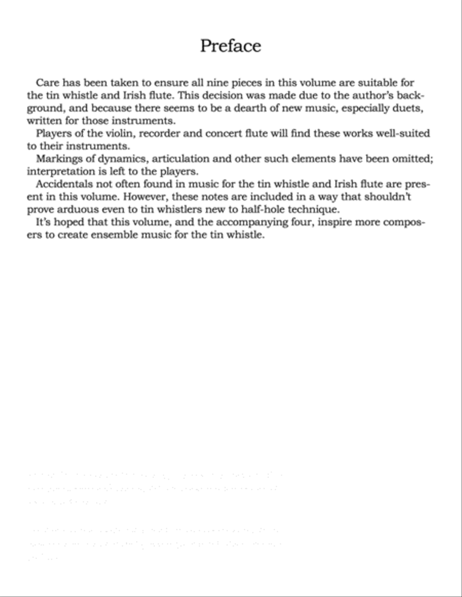 Music from the First Age, Volume V (9 duets for flute, recorder, tin whistle and more) Small Ensemble scores gallery preview page 4